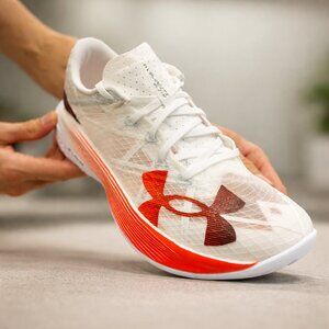 Under Armour Velociti Elite Flow 2 White Ares Red Mens 9.5 Womens 11